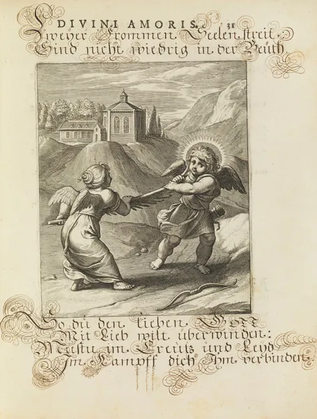 Amoris divini emblemata Pl.13 av Otto van Veen