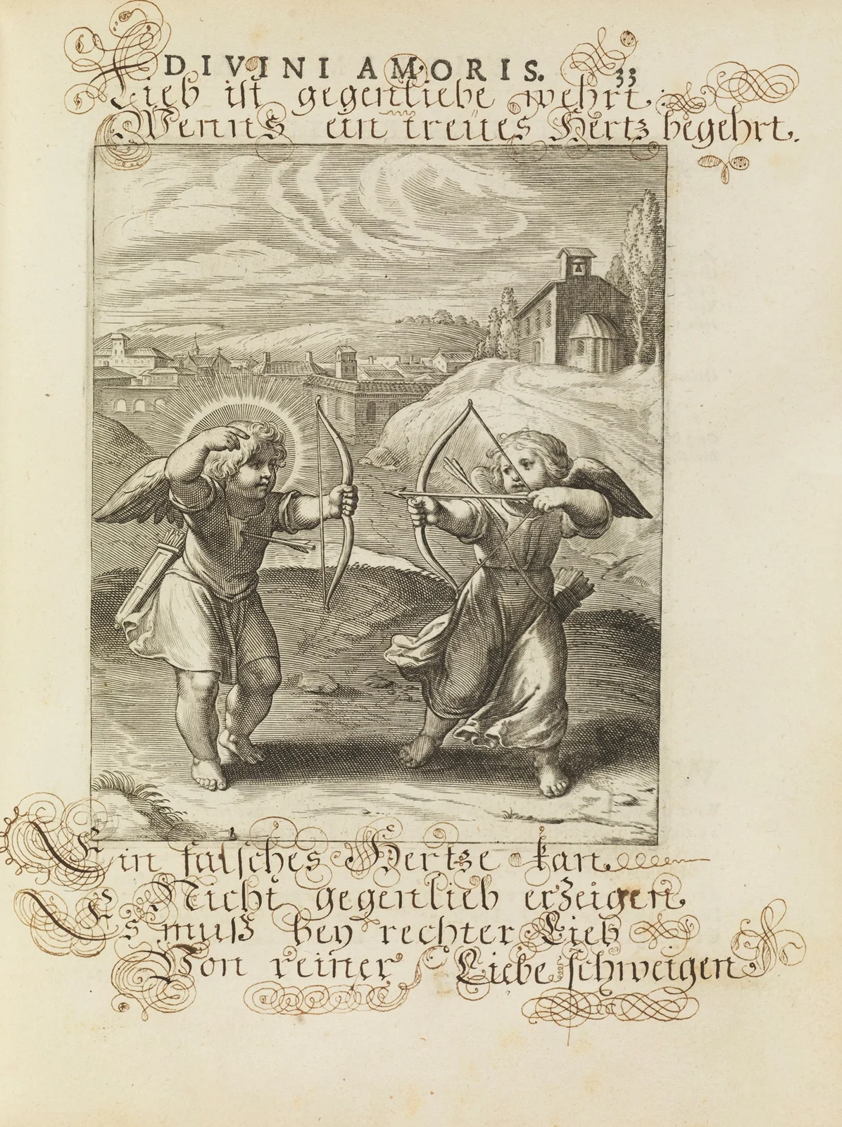 Amoris divini emblemata Pl.14 av Otto van Veen