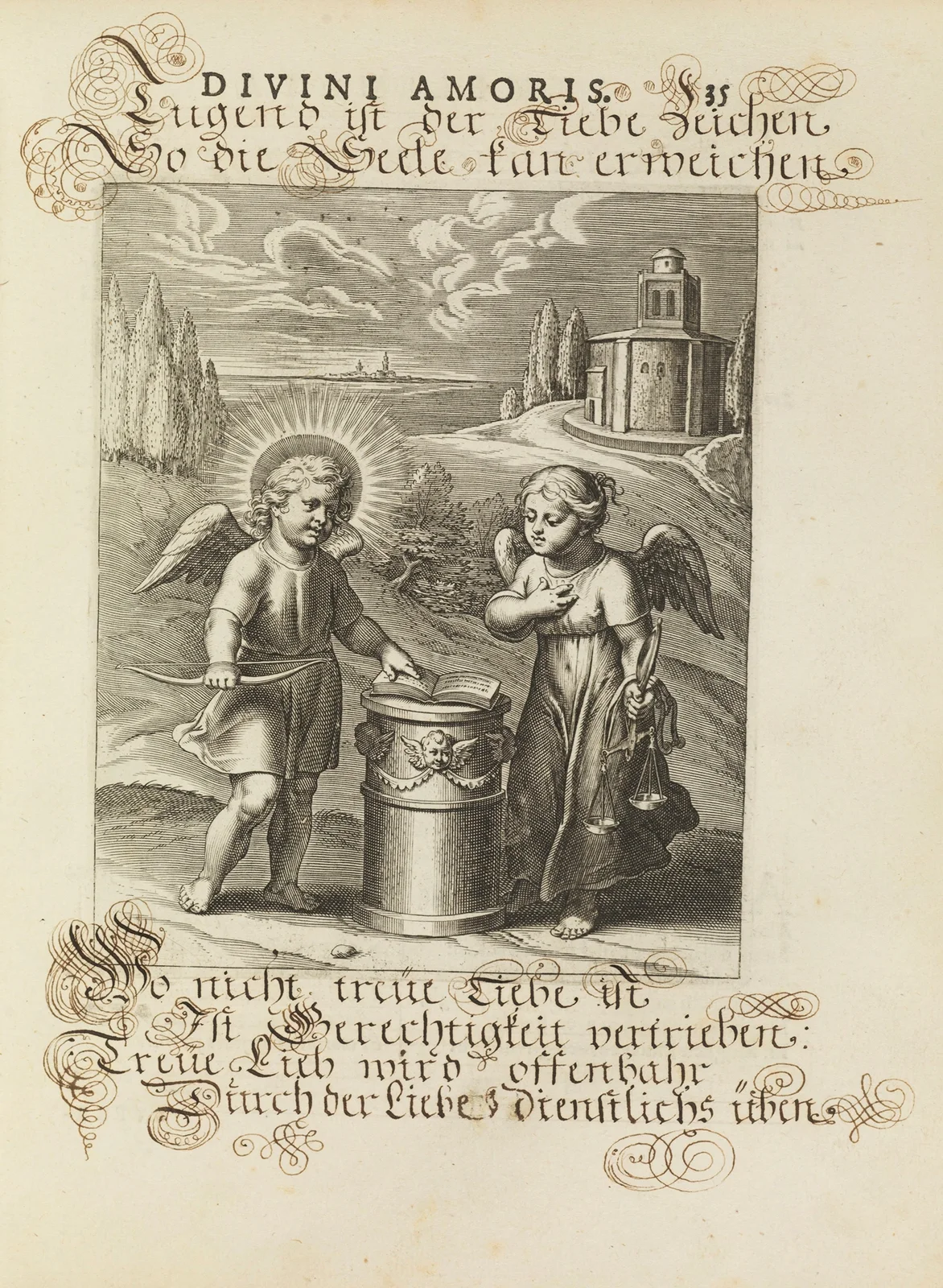 Amoris divini emblemata Pl.15 av Otto van Veen