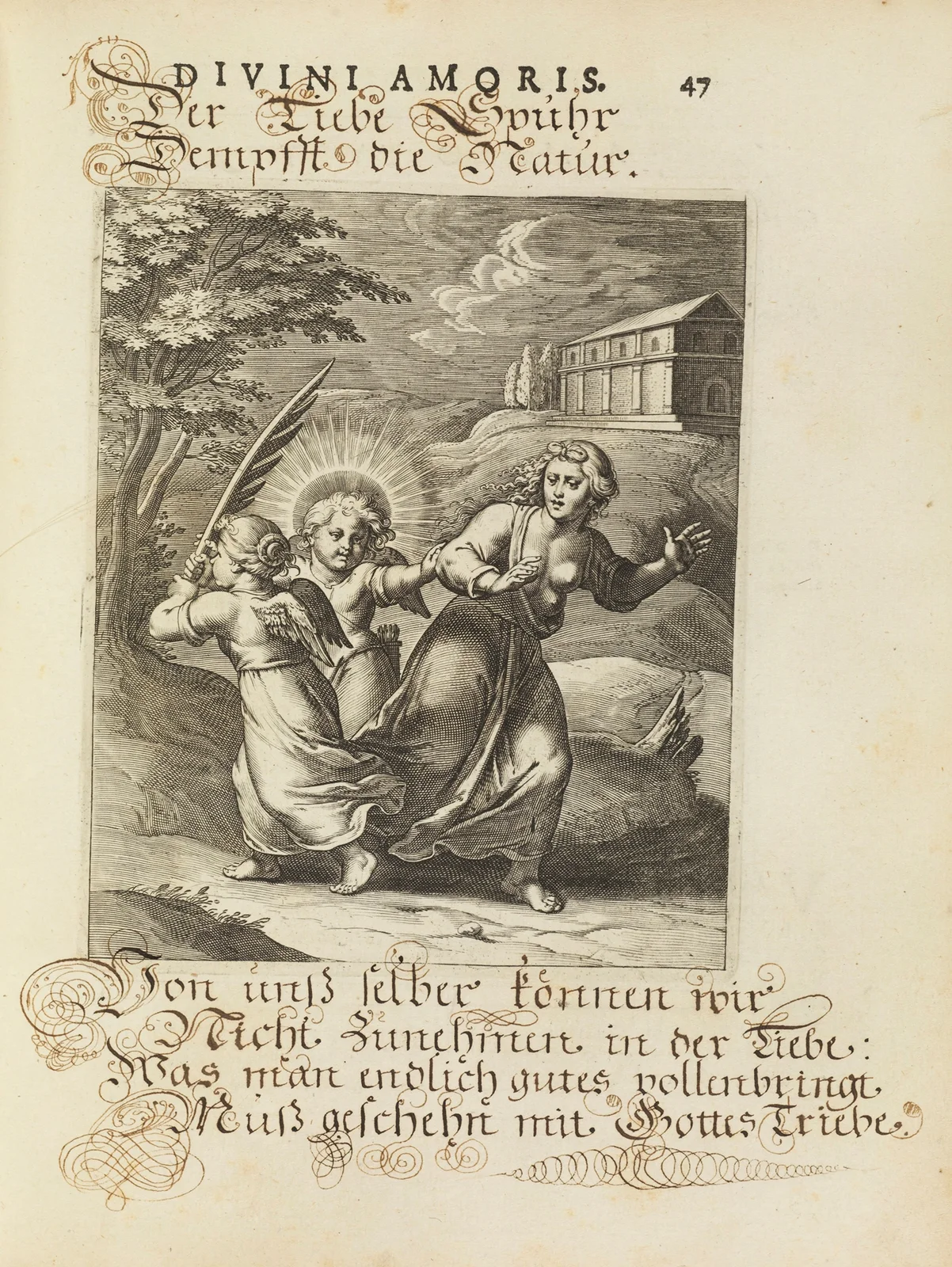 Amoris divini emblemata Pl.21 av Otto van Veen