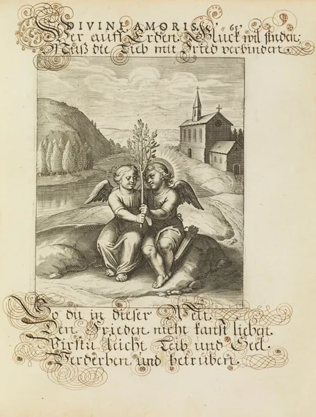 Amoris divini emblemata Pl.30 av Otto van Veen
