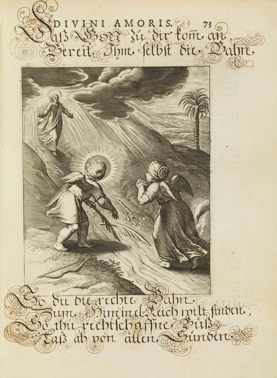 Amoris divini emblemata Pl.34 av Otto van Veen