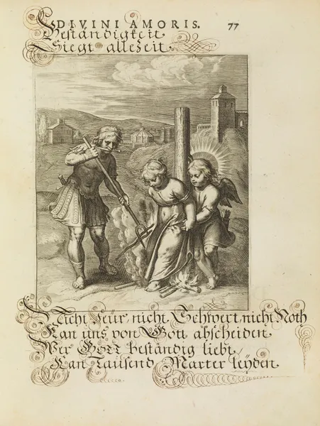Amoris divini emblemata Pl.36 av Otto van Veen