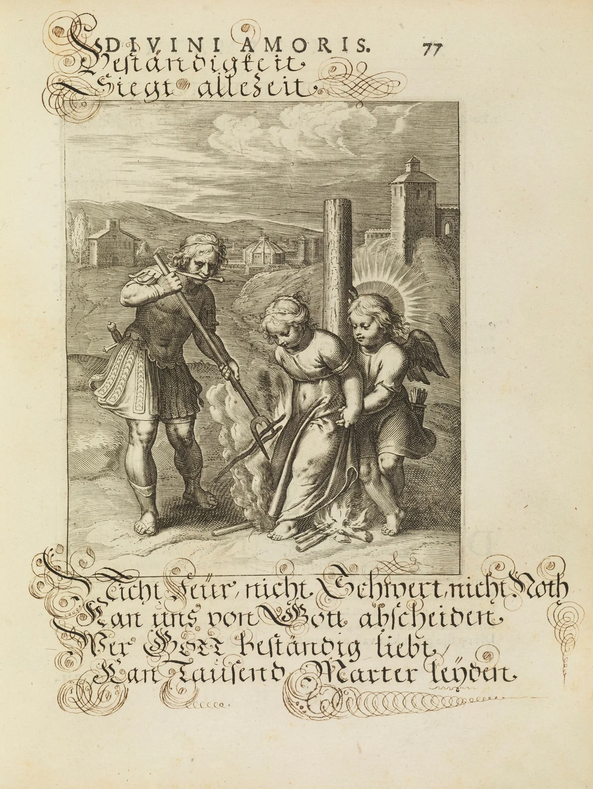 Amoris divini emblemata Pl.36 av Otto van Veen