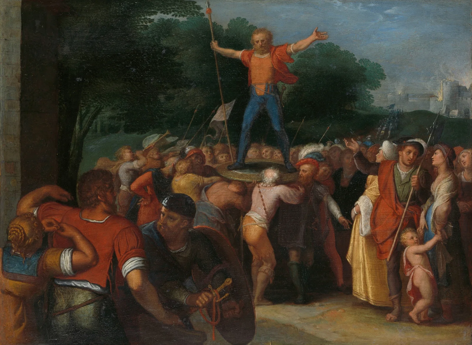 Brinno Raised upon the Shield av Otto van Veen