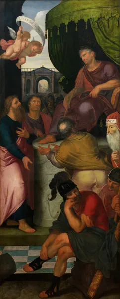 Saint Paul in Front of Proconsul Felix van Caesarea av Otto van Veen