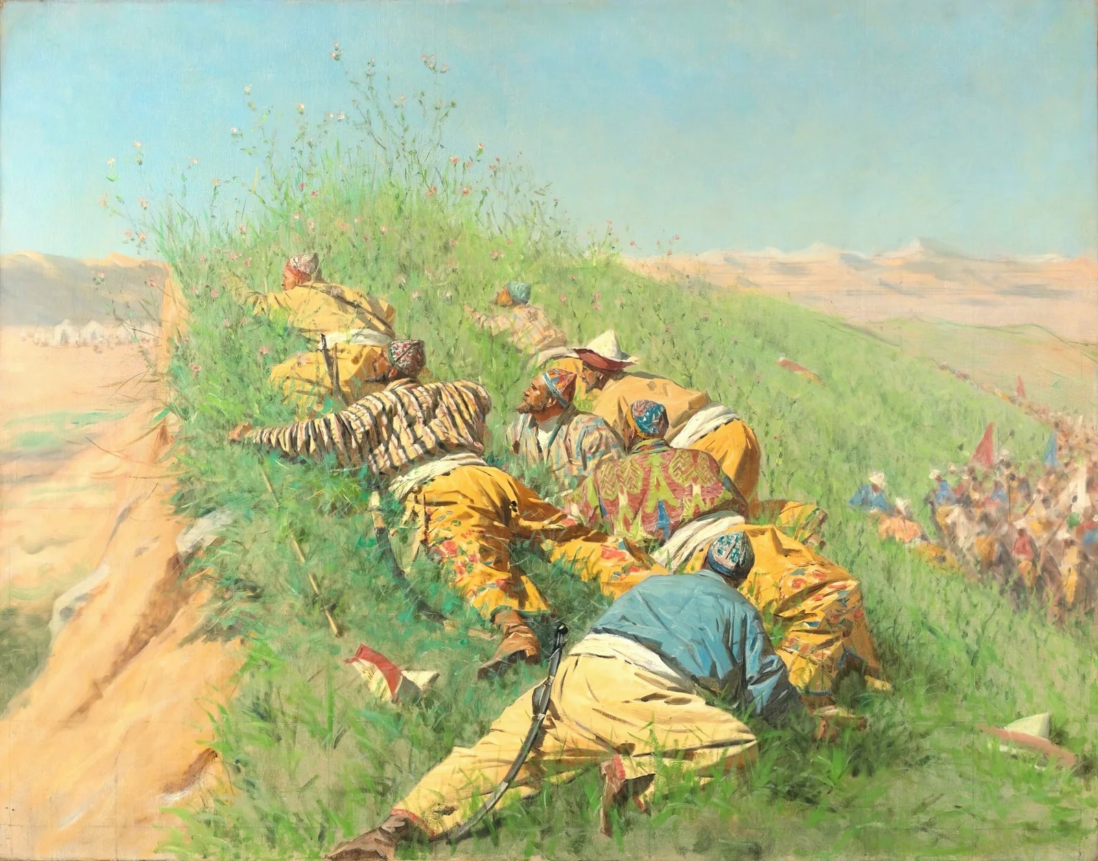 Spying out av Vasily Vereshchagin