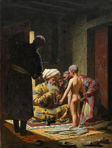 The Sale of the Child Slave av Vasily Vereshchagin