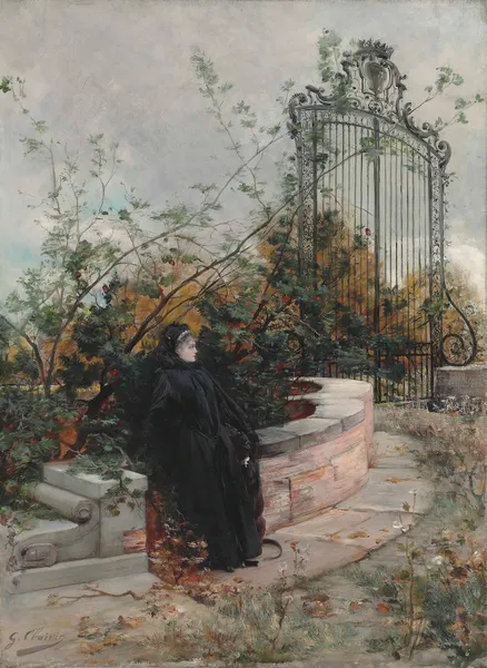 La comtesse de Castiglione av Georges Jules Victor Clairin