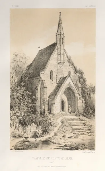 Chapelle de Fontaine-Jean (Loiret) av Victor Petit