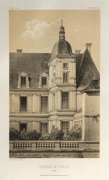 Château De Tanlay (Yonne) av Victor Petit