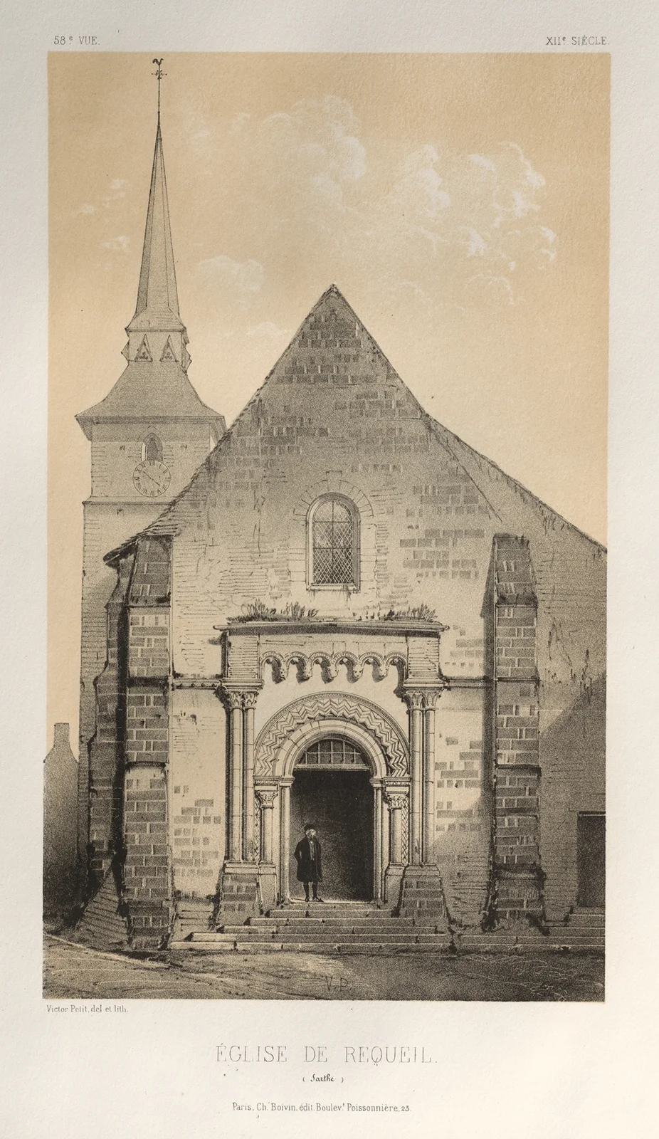 Église De Requeil (Sarthe) av Victor Petit