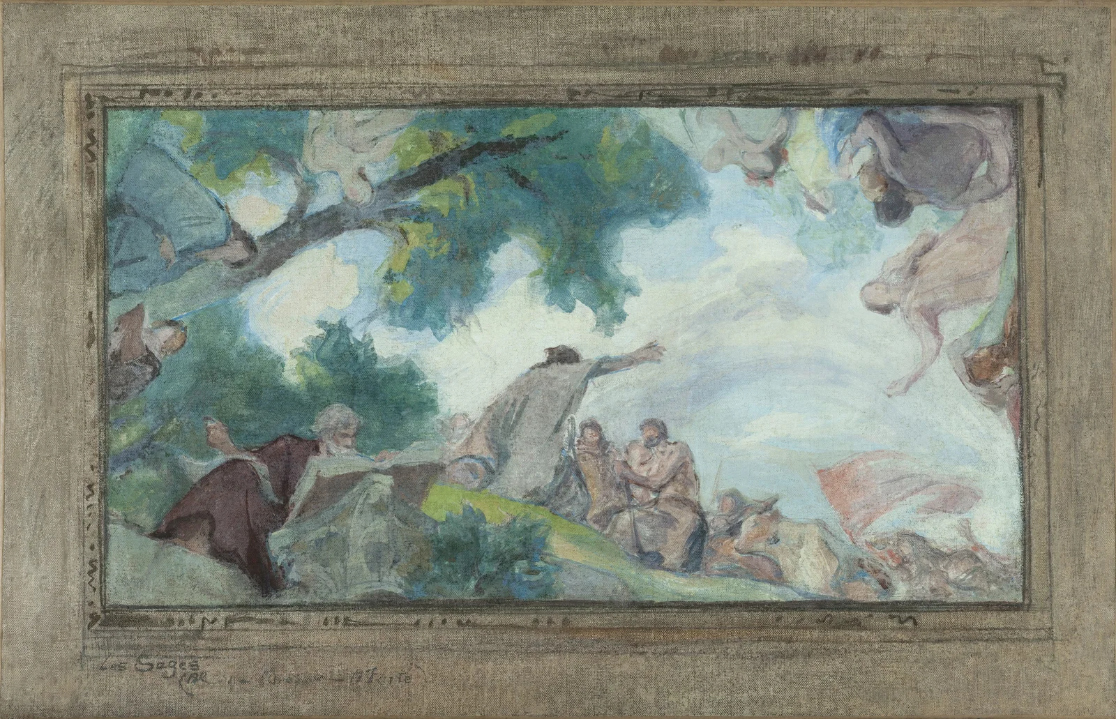 Les Sages av Victor Prouvé