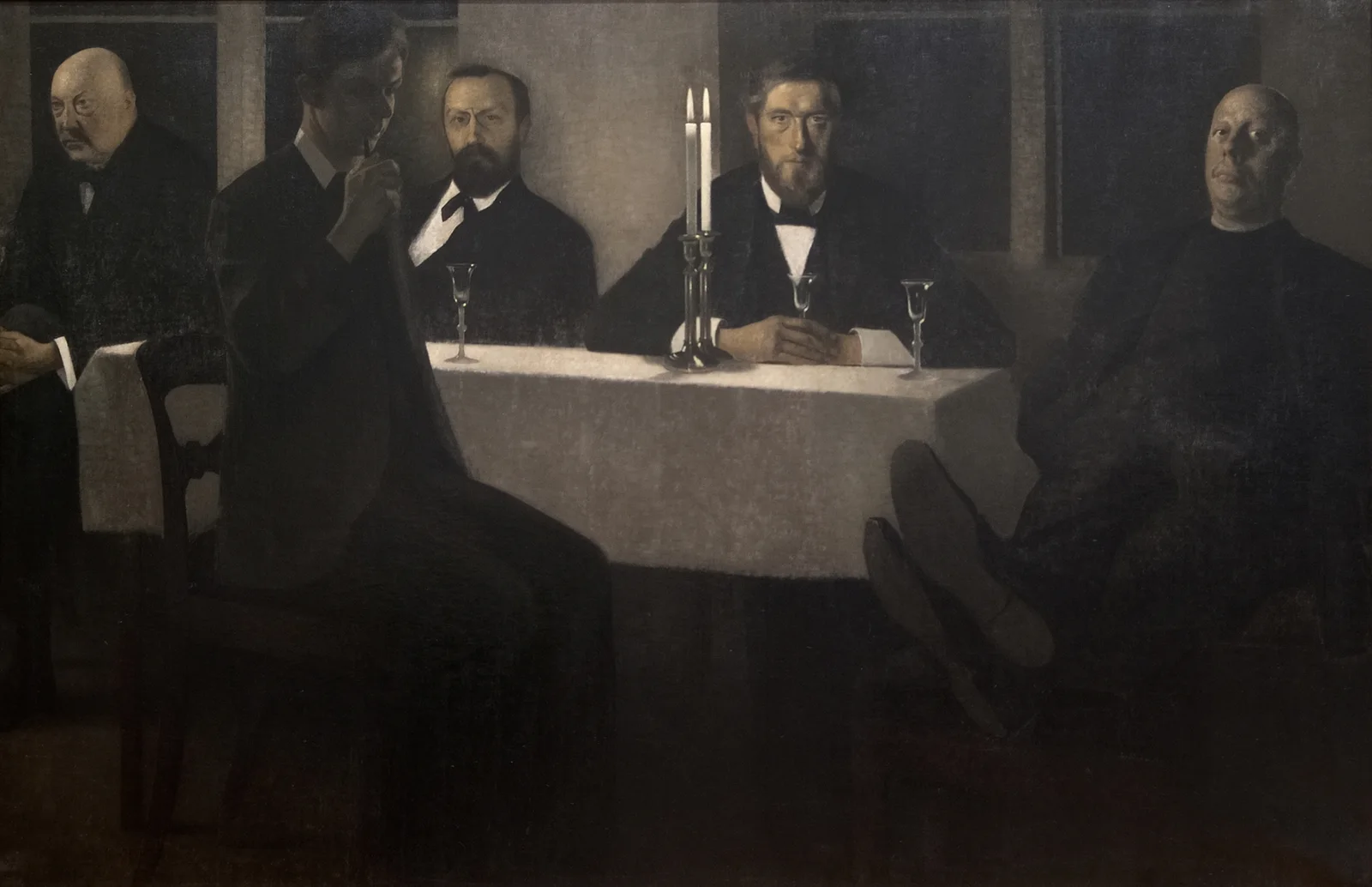 Five Portraits av Vilhelm Hammershøi