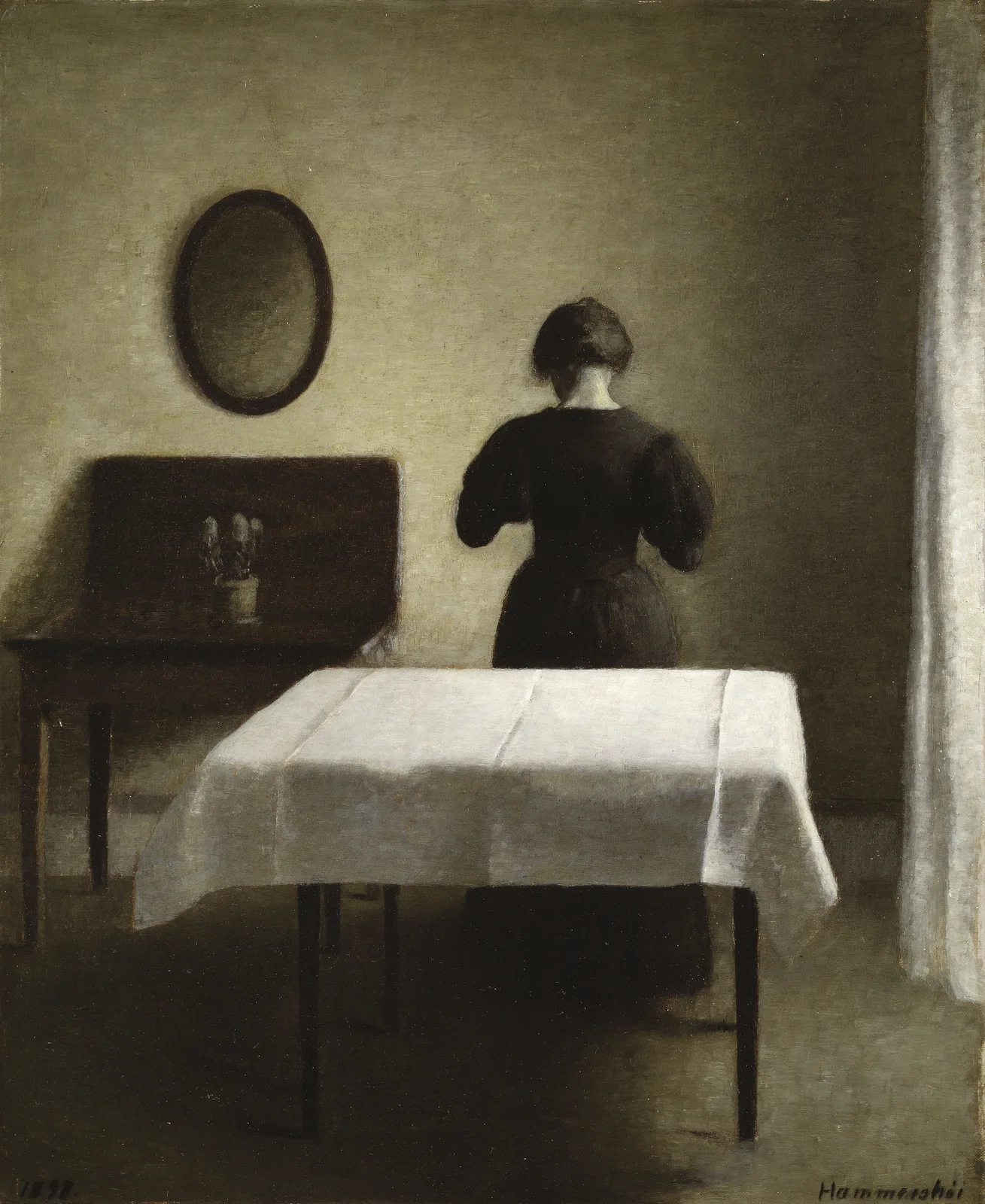 Interior av Vilhelm Hammershøi