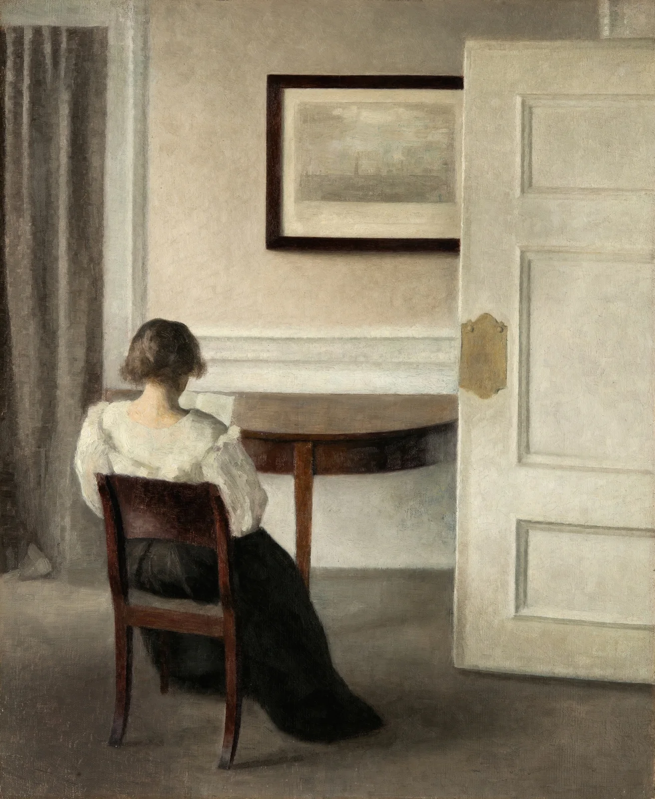Interior av Vilhelm Hammershøi