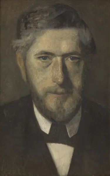 Jens Ferdinand Willumsen. Study for Five Portraits av Vilhelm Hammershøi