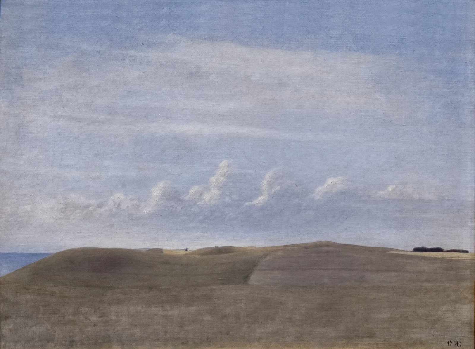 Landscape av Vilhelm Hammershøi