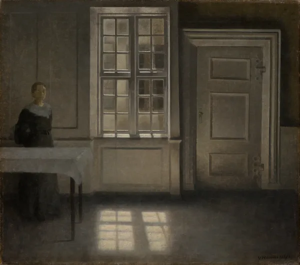 Strandgade, Sunshine av Vilhelm Hammershøi
