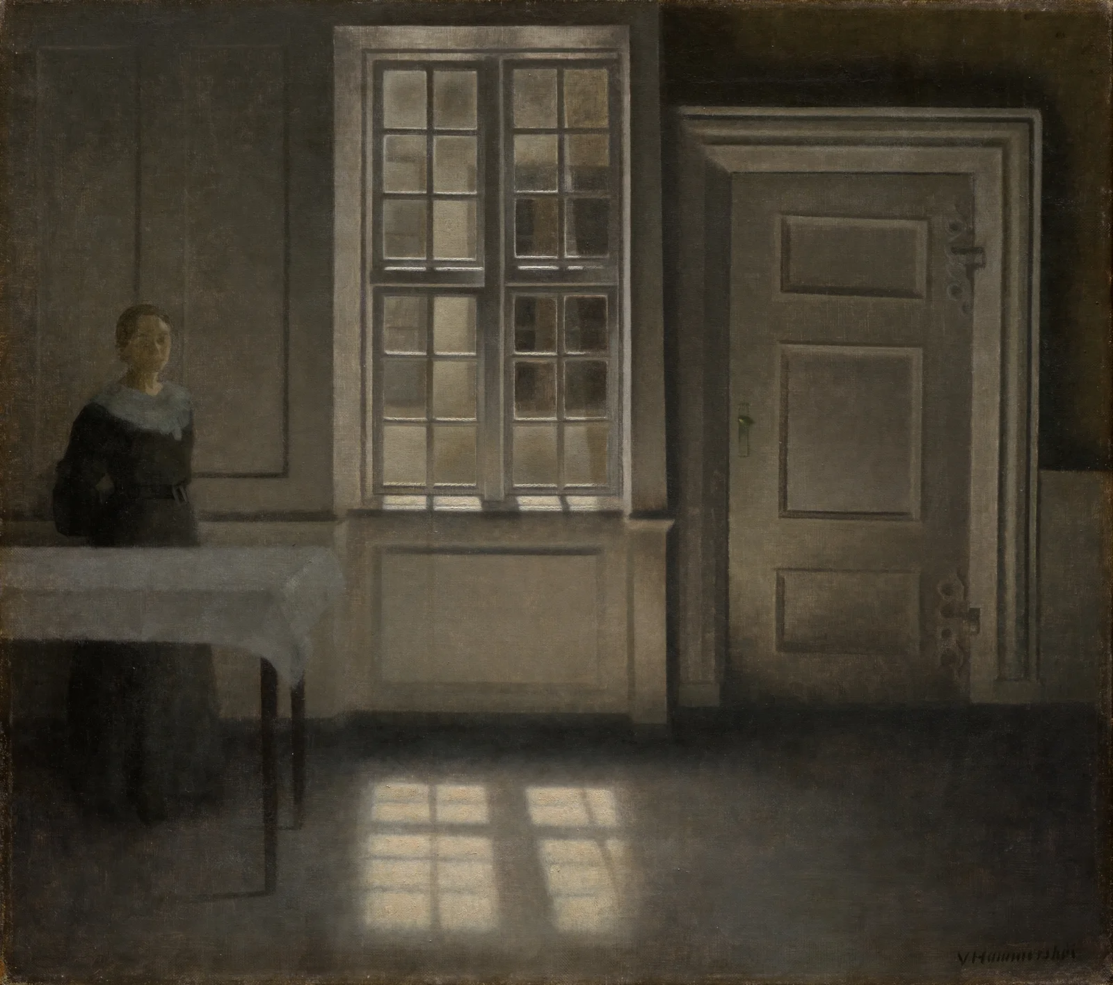 Strandgade, Sunshine av Vilhelm Hammershøi
