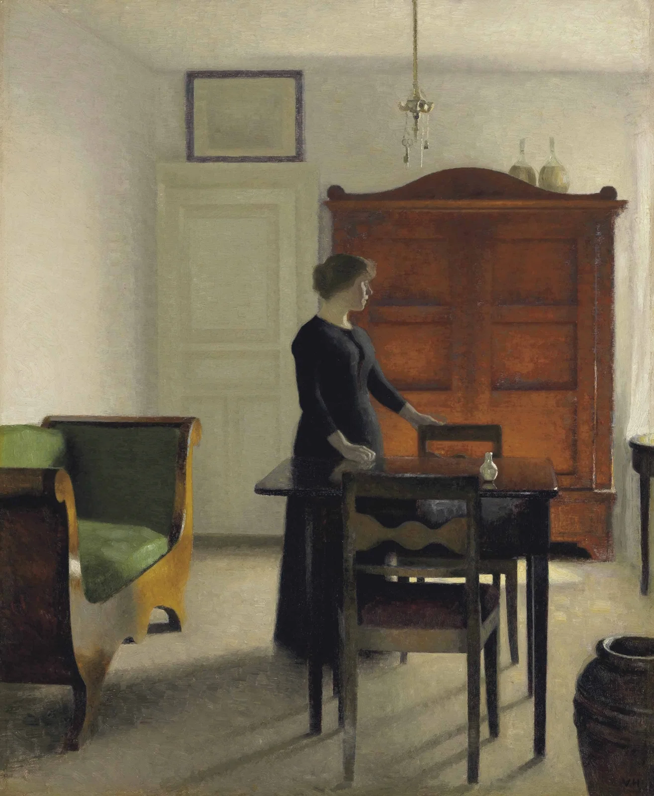 Stue av Vilhelm Hammershøi