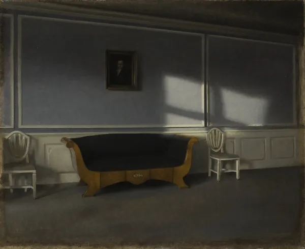 Sunshine in the Drawingroom III av Vilhelm Hammershøi