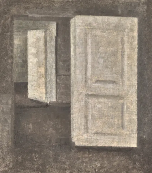 White doors, strandgade 25 av Vilhelm Hammershøi