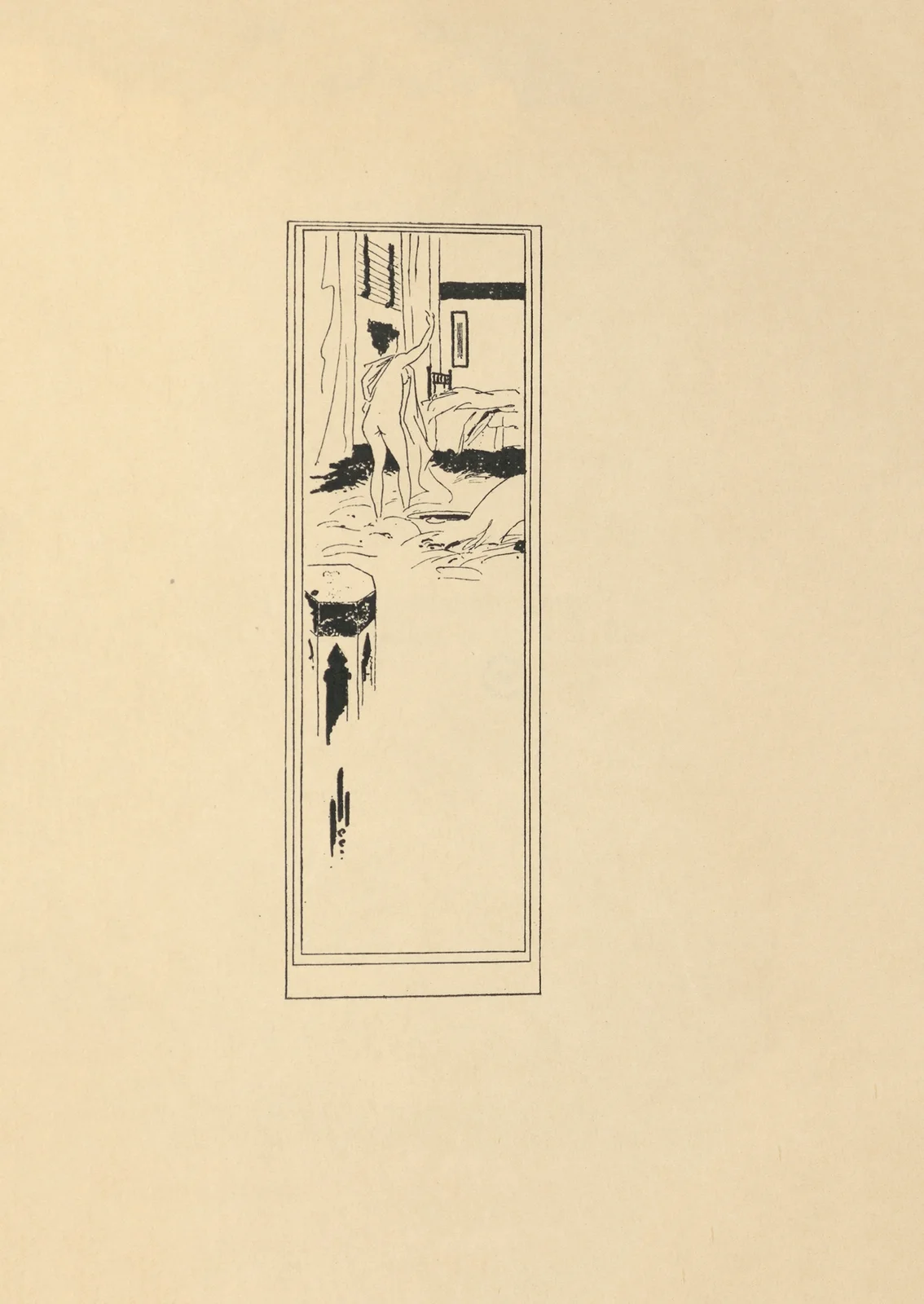 A Book Mark – nr 2 av Aubrey Vincent Beardsley