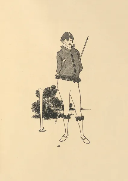A Footnote. From ‘The Savoy’ No.2 av Aubrey Vincent Beardsley