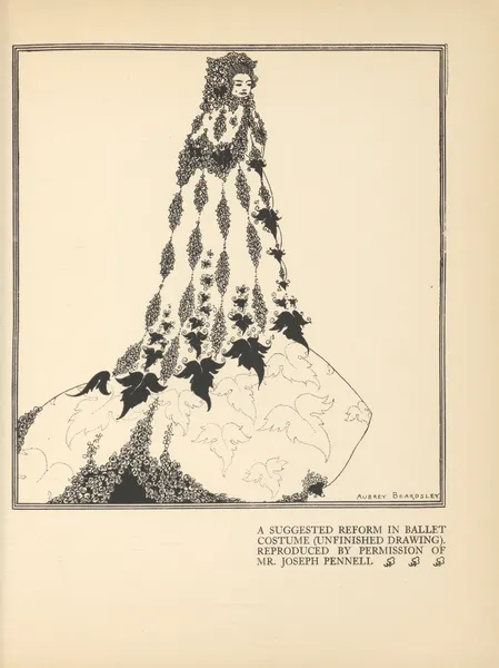 A Suggested Reform In Ballet Costume – nr 1 av Aubrey Vincent Beardsley