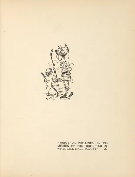 Aeneas On The Links av Aubrey Vincent Beardsley