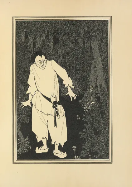 Ali Baba in the Wood, 1897 av Aubrey Vincent Beardsley