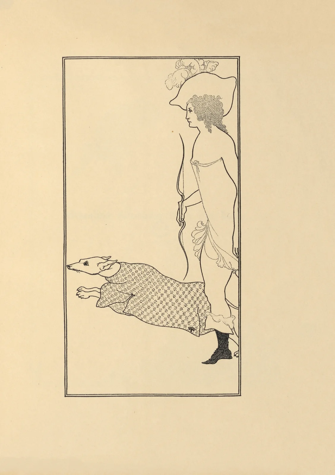 Atalanta av Aubrey Vincent Beardsley
