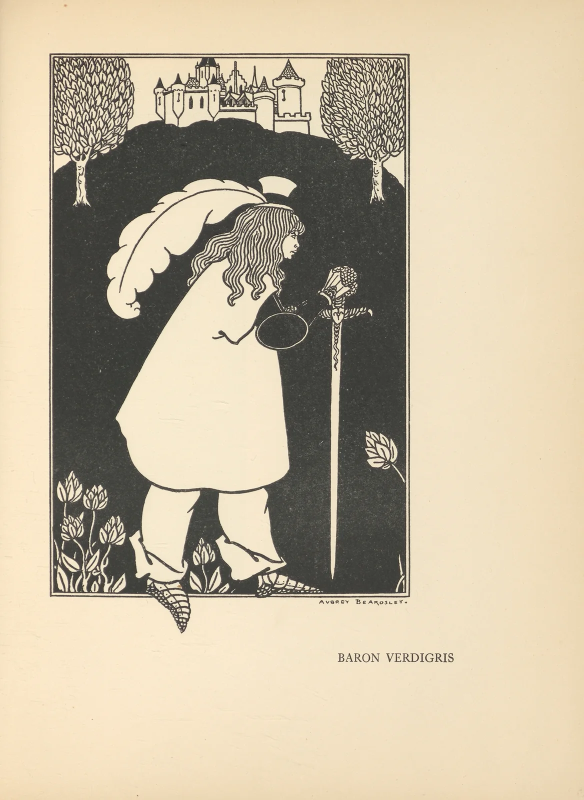 Baron Verdigris av Aubrey Vincent Beardsley