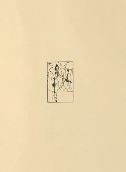 Carl Maria Von Weber. From ‘The Savoy’ No.8 av Aubrey Vincent Beardsley