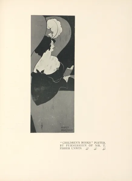 Children’s Books Poster av Aubrey Vincent Beardsley