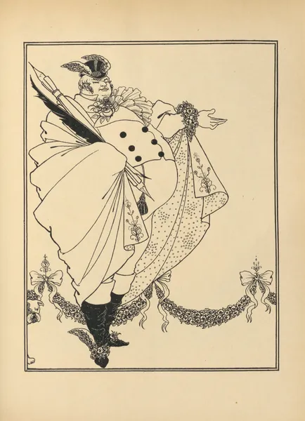 Contents Page. From ‘The Savoy’ No. 1 av Aubrey Vincent Beardsley