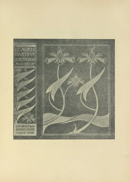 Cover Design From ‘Le Morte Darthur’ av Aubrey Vincent Beardsley