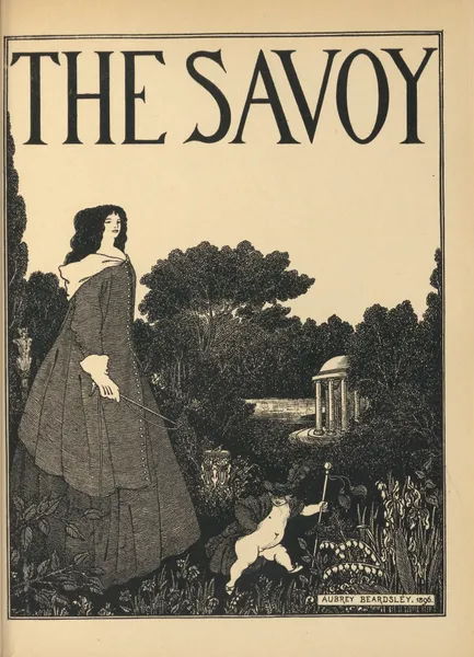 Cover Design. From ‘The Savoy’ No.1 av Aubrey Vincent Beardsley