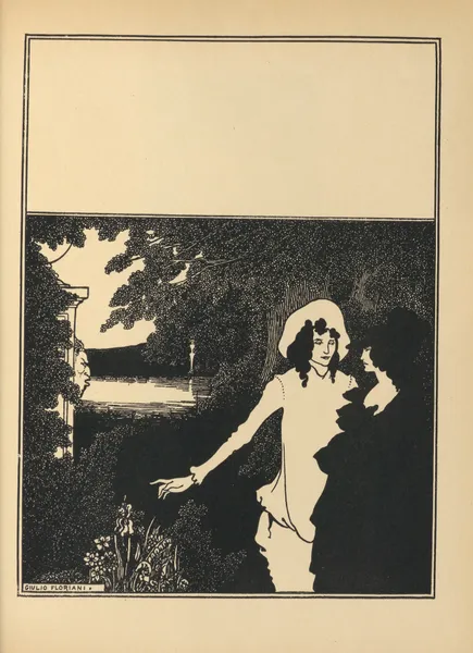 Cover Design. From ‘The Savoy’ No.5 av Aubrey Vincent Beardsley
