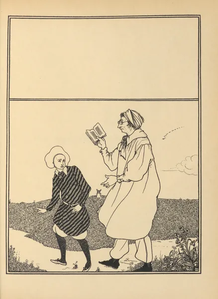 Cover Design. From ‘The Savoy’ No.7 av Aubrey Vincent Beardsley