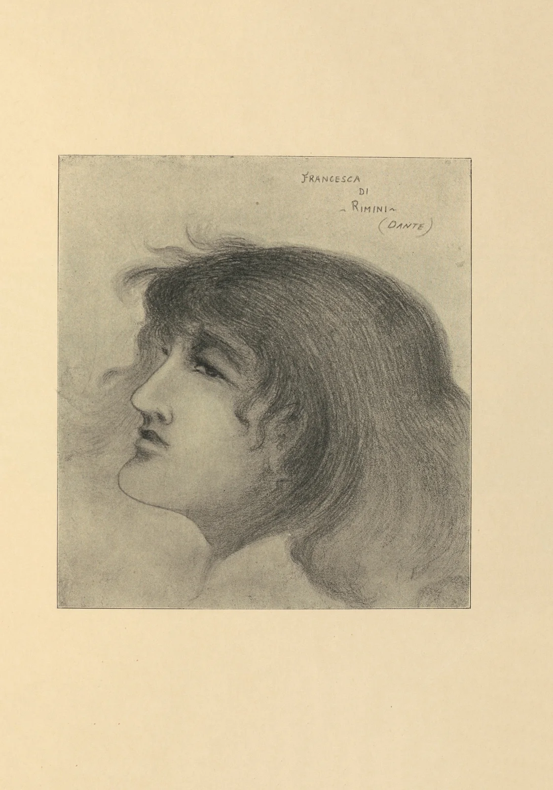 Francesca Di Rimini (Dante) – nr 2 av Aubrey Vincent Beardsley