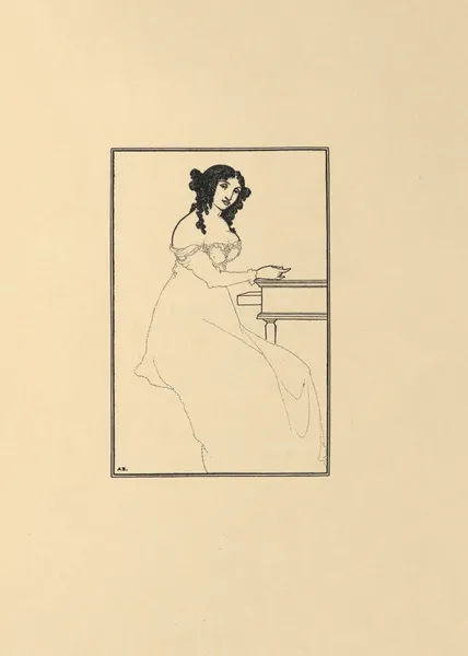 Frontispiece. From ‘A Book of Bargains’ av Aubrey Vincent Beardsley