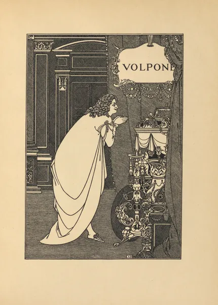 Frontispiece. From ‘Volpone’ By Ben Jonson av Aubrey Vincent Beardsley