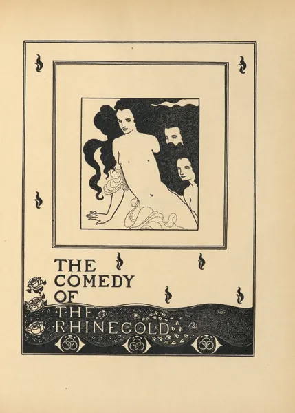 Frontispiece To The Comedy of ‘Das Rheingold’. From ‘The Savoy’ No.8 av Aubrey Vincent Beardsley