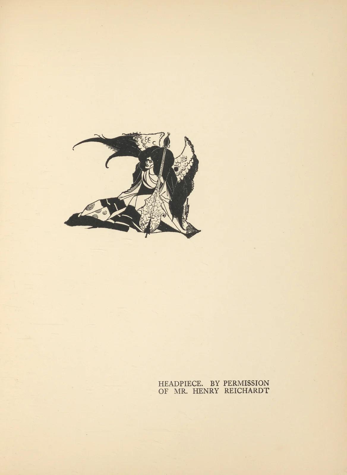 Headpiece av Aubrey Vincent Beardsley