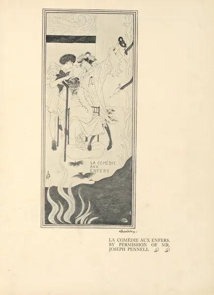 La Comédie Aux Enfers av Aubrey Vincent Beardsley