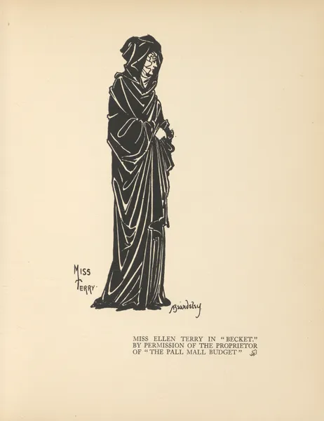Miss Ellen Terry in ‘Becket av Aubrey Vincent Beardsley