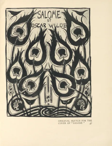 Original Sketch For The Cover of ‘Salome’ av Aubrey Vincent Beardsley