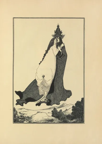 Saint Rose of Lima From No. 2 of ‘The Savoy’ av Aubrey Vincent Beardsley